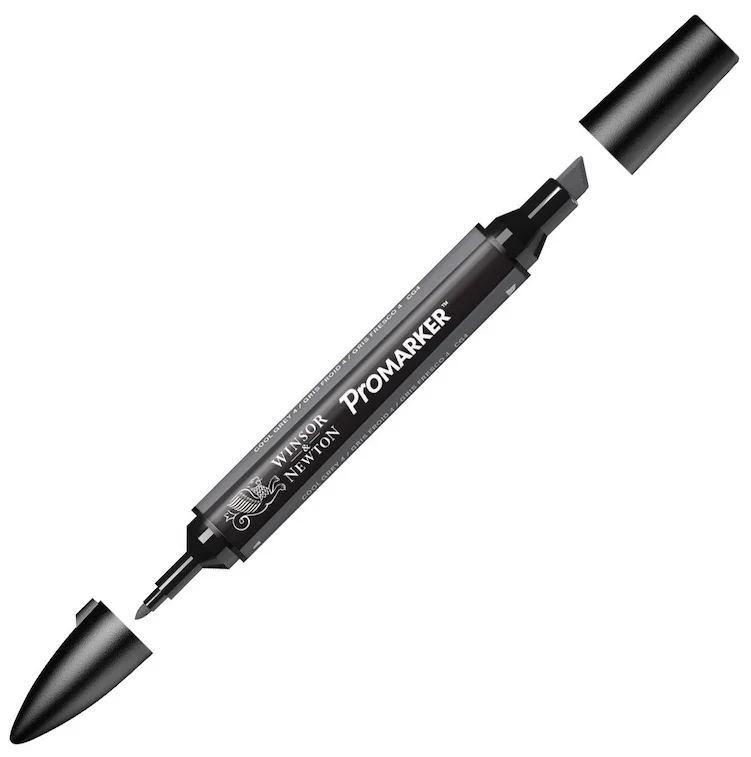 W&N PROMARKER KALEM COOL GREY 4 158 (CG4) WN-0203158