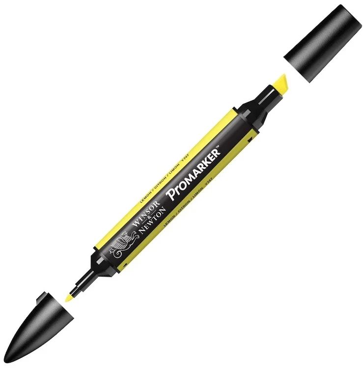 W&N PROMARKER KALEM LEMON 206 (Y747) WN-0203206