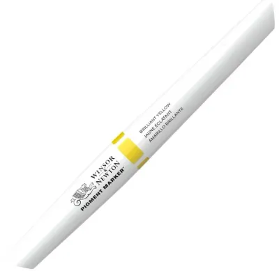 W&N PIGMENT MARKER BRILLIANT YELLOW 055 WN-0202055