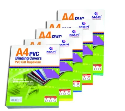 MAPİ CİLT KAPAĞI PVC A3 160 MİC. SARI 100LÜ 2040306