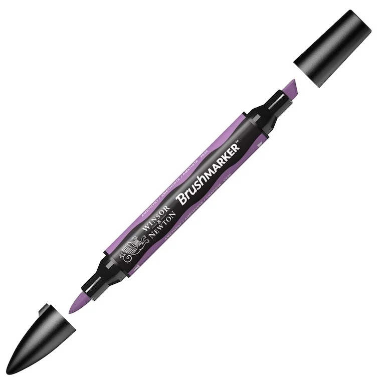 W&N PROMARKER BRUSH KALEM AMETHYST 167 WN-0204167