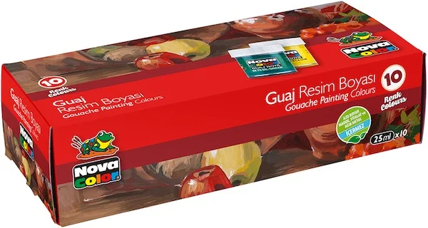 NOVA COLOR GUAJ BOYA ŞİŞE SET 10 LU NC-114 (Best)