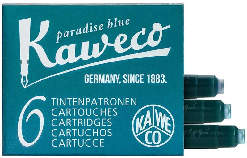 KAWECO DOLMA KALEM KARTUŞU 6 LI PAKET TURKUAZ 10000260