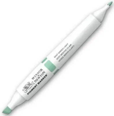 W&N PIGMENT MARKER MINT GREEN LIGHT 070 WN-0202070