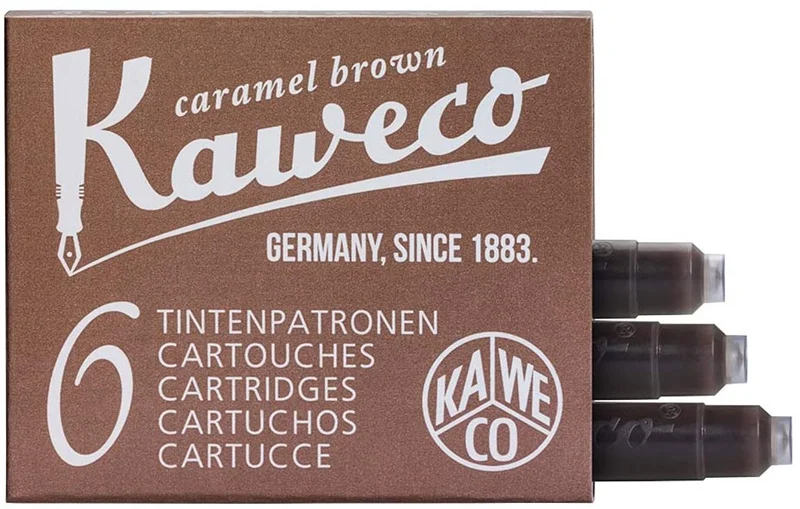 KAWECO DOLMA KALEM  KARTUŞU 6 LI PAKET KAHVERENGİ 10000259