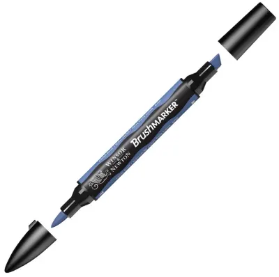 W&N PROMARKER BRUSH KALEM CHINA BLUE 198 WN-0204198