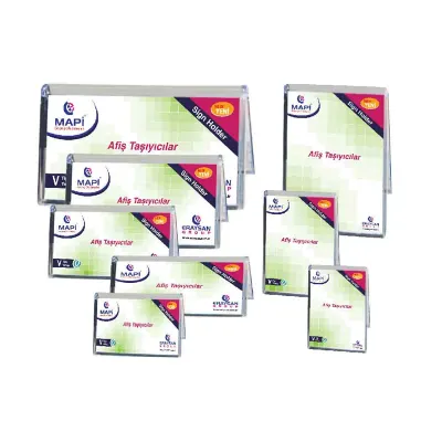 MAPİ AFİŞ TAŞIYICI V TİPİ YATAY 80X150 534 25 25