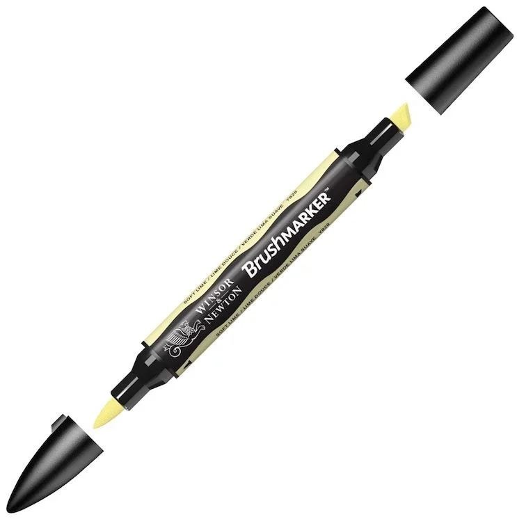 W&N PROMARKER BRUSH KALEM SOFT LIME 368 WN-0204368