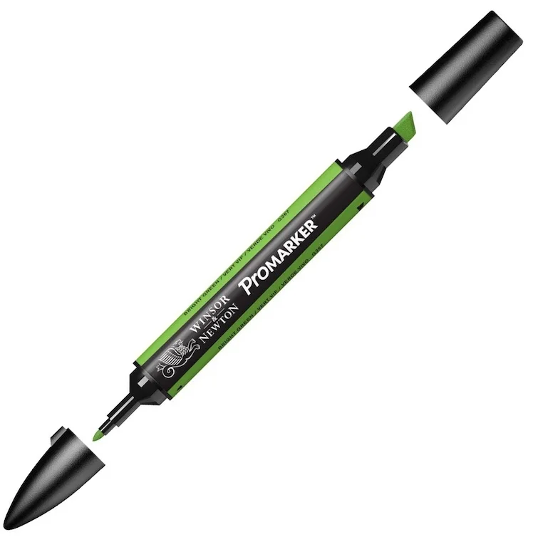 W&N PROMARKER KALEM BRIGHT GREEN 069 (G267) WN-0203069