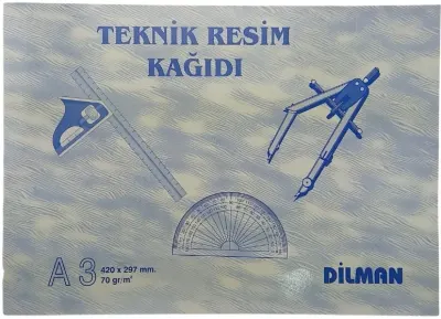DİLMAN TEKNİK RESİM KAĞIDI A3 YATAY 30 YP 2115