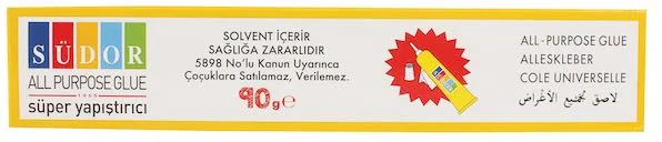 SÜDOR YAPIŞTIRICI FIX SOLVENT BAZLI NO:11 90gr SD411