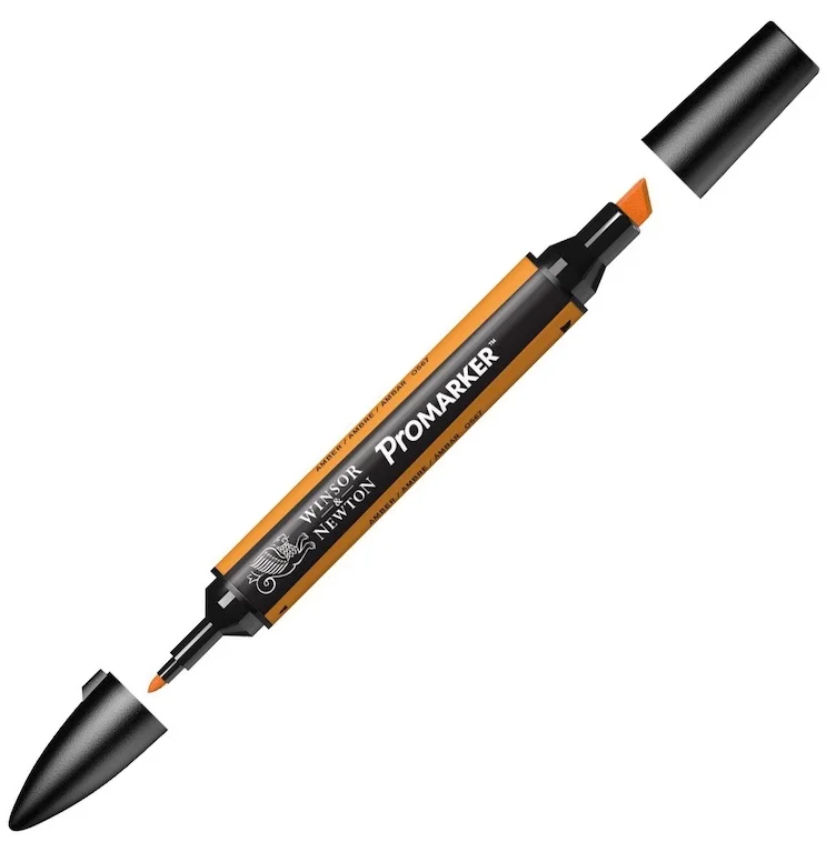 W&N PROMARKER KALEM AMBER 195 (O567) WN-0203195