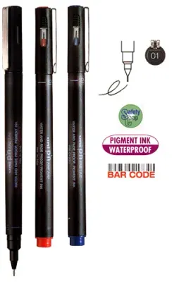UNİ DRAWING PEN PIN01-200 0.1 KIRMIZI