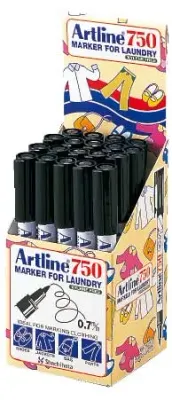 ARTLINE STAND 750 LAUNDRY MARKER DISPLAY BOX (24 ADET) A-AM-750.2D