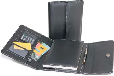 2K ORG.DİPLOMAT 17X24 S. DERİ SİYAH ÇİZGİLİ 4510