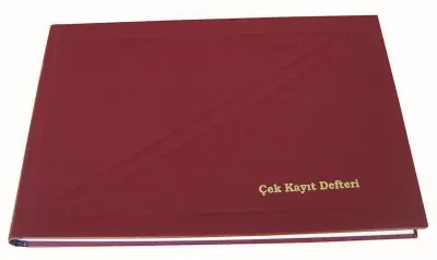 DİLMAN ÇEK KAYIT DEFTERİ CİLTLİ 17x24 192 YP 1407 (Best)