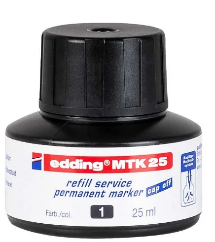 EDDING PERMANENT MÜREKKEP 25 ML E-MTK25 SİYAH