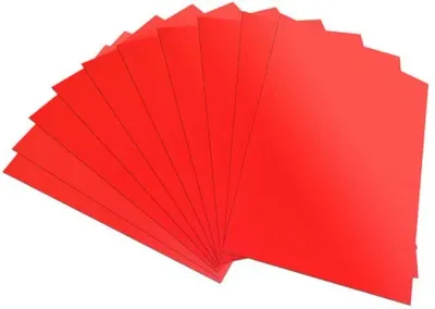 LİNO AYNALI KARTON 50x70 KIRMIZI 10 LU 2708JQ-K (Best)