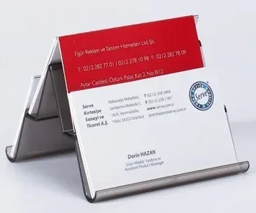 SERVE KARTVİZİTLİK COMPASS ŞEFFAF SV-8220-SEF