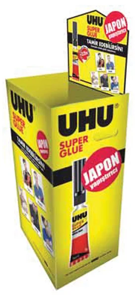 UHU YAPIŞTIRICI SUPER GLUE HAVUZ STAND 250 Lİ UHU42400-HAV