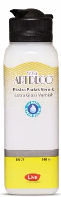 ARTDECO VERNİK SU BAZLI EKSTRA PARLAK 140 ML Y-073R-04 (Best)