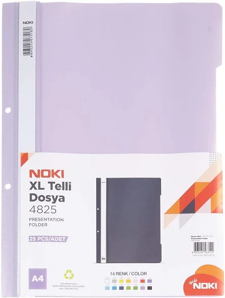 NOKİ TELLİ DOSYA XL 4825 LİLA 25 Lİ 4825-170 (Best)