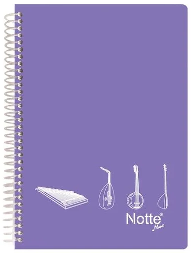 NOTTE MÜZİK DEFTERİ A4 SPR. 40 YP. 30-140