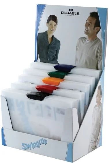 DURABLE SIKIŞTIRMALI DOSYA SWINCLIP 2261 30 SF KAPASİTELİ 30 LU STAND 2261-STAND