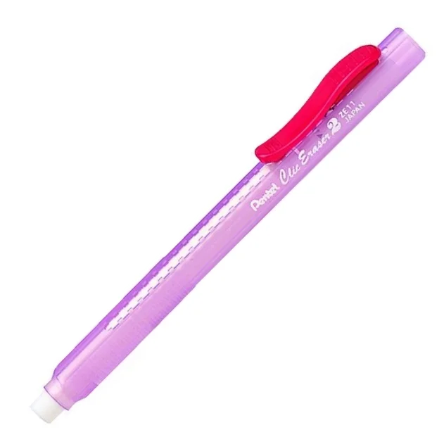 PENTEL SİLGİ KALEM TİPİ ZE-11T KIRMIZI Y ZE-11T-B