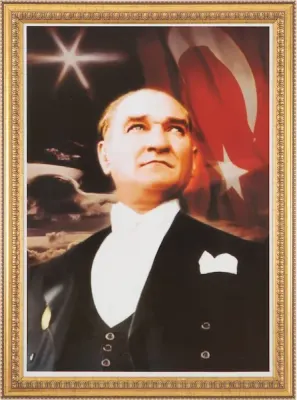 İNTER ATATÜRK PORTRESİ VARAKLI 50x70 İNT-022