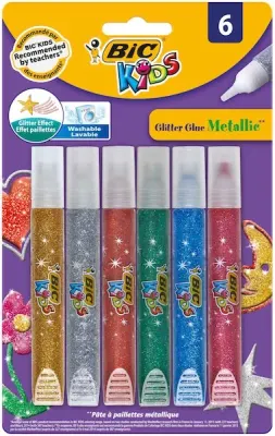 BIC YAPIŞTIRICI SİMLİ METALİK 6 LI 893269 (Best)