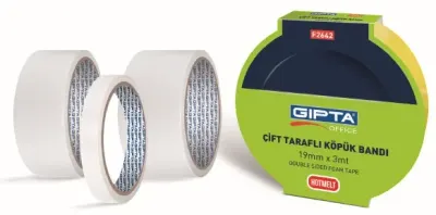 GIPTA ÇİFT TARAFLI KÖPÜK MONTAJ BANDI 19x3 F2642