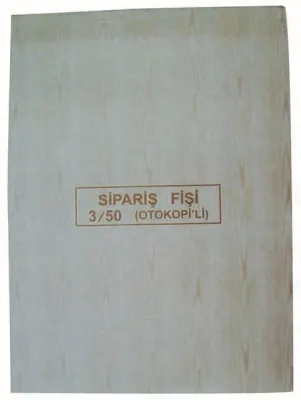 DİLMAN SİPARİŞ FİŞİ 3/50 3 NÜSHA (Best)