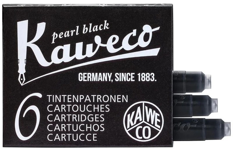 KAWECO DOLMA KALEM KARTUŞU 6 LI PAKET SİYAH 10000257