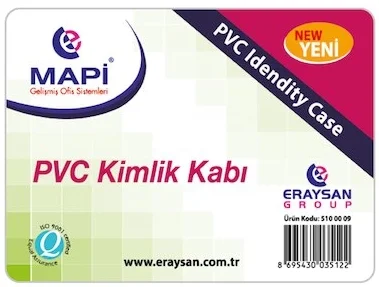 MAPİ KİMLİK KABI PVC 100 LÜ 510 00 11
