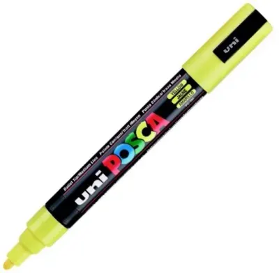 UNİ POSTER MARKÖRÜ POSCA PC-5M 1.8-2.5 SARI