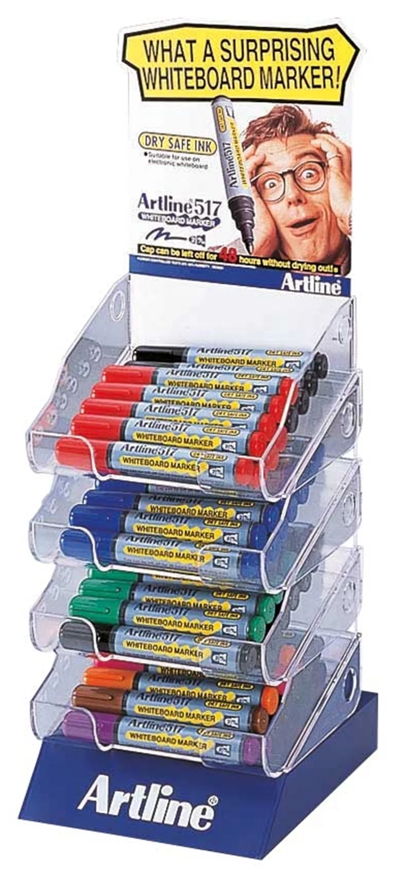 ARTLINE STAND 517 WHITE BOARD MARKER DISPLAY EMPTY A-AM-517 EMPTY