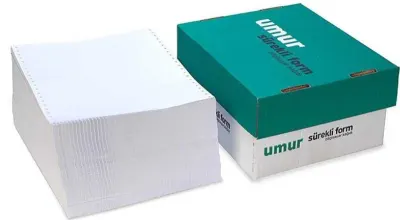 UMUR SÜREKLİ FORM 11x24 CM BEYAZ 3 NÜSHA 5.5 PERFORELİ 500 LÜ 30004581