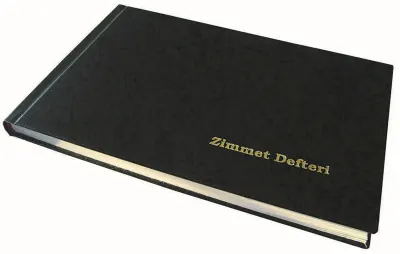 DİLMAN ZİMMET DEFTERİ CİLTLİ 14x20 96 YP YATAY 2407 (Best)