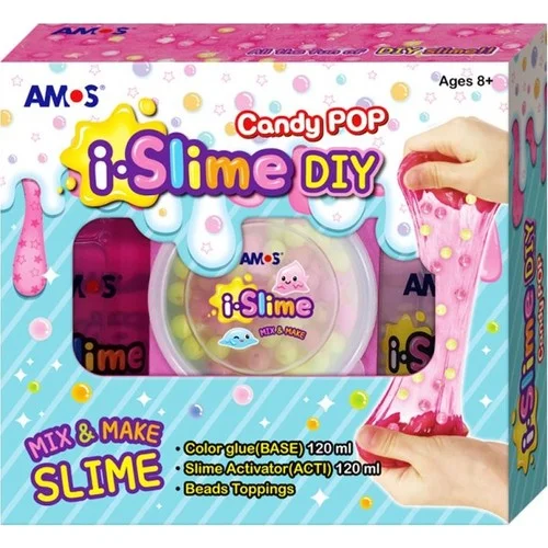AMOS SLIME 120 ML ŞEKER TOPLAR ACTI-BASE+30 GR TOPCK IS120P2-C