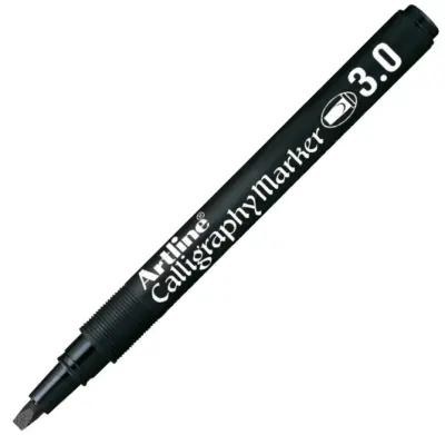 ARTLINE KALİGRAFİ KALEMİ CALLIGRAPHY MARKER PERMANENT 813 3.0 YEŞİL