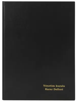 DİLMAN YÖNETİM KURUL KARAR DEFTERİ CİLTLİ 22.5x32 96 YP NUMARALI 5372