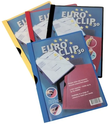 DURABLE SIKIŞTIRMALI DOSYA EUROCLIP 2006 30 SF KAPASİTELİ MAVİ 2006-M