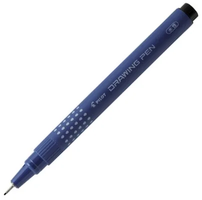 PILOT ÇİZİM KALEMİ DRAWING ART 0.3 SİYAH SWN-DR-03-B