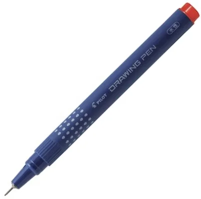 PILOT ÇİZİM KALEMİ DRAWING ART 0.1 KIRMIZI SWN-DR-01-R