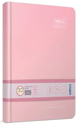 GIPTA DEFTER THEBOOK PASTELS 20x28 İPLİK DİKİŞLİ SERT KAPAK 120 YP. KARELİ 3303