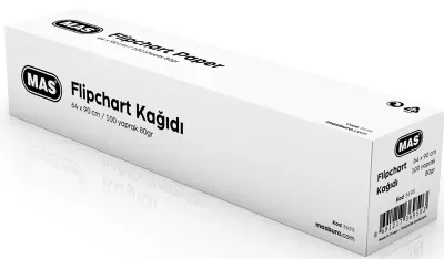 MAS FLIPCHART KAĞIDI KUTULU 64x90 DÜZ 100YP 3695 (Best)