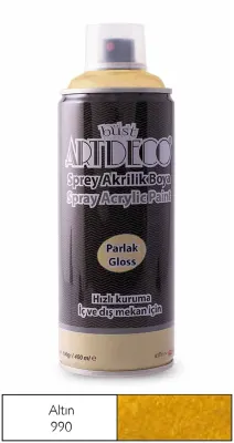 ARTDECO SPREY BOYA AKRİLİK 400 ML ALTIN Y-400-990 (Best)