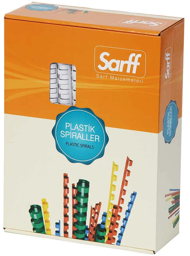 SARFF PLASTİK SPİRAL 18 MM MAVİ 100 LÜ 15312043