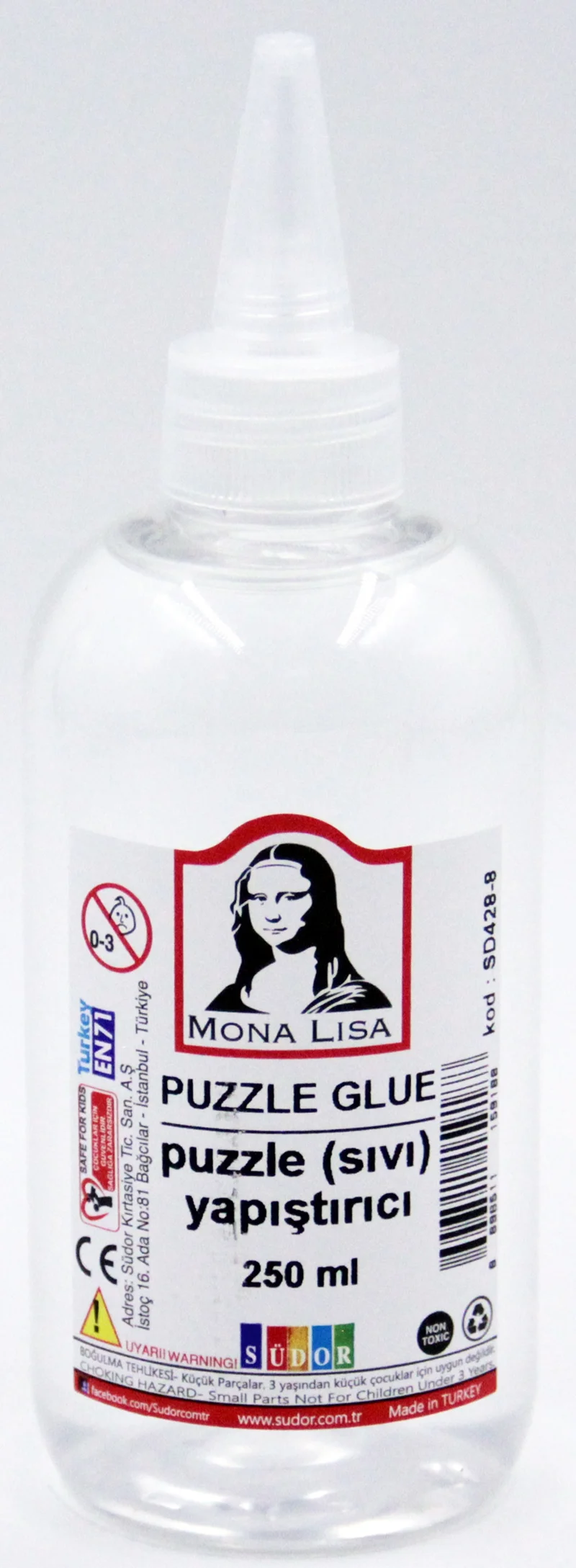 SÜDOR MONALİSA PUZZLE YAPIŞTIRICI 250ML SD428-8